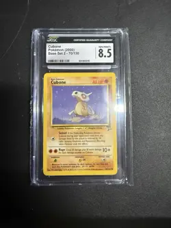 2000 Pokemon Jungle Cubone 1ST FIRST EDITION #50 GRADED CGC 8.5 - Image 1