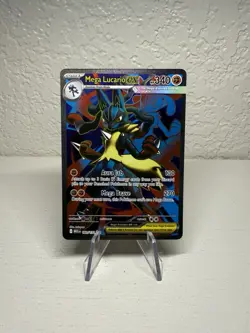 Mega Lucario ex 160/132 UR Pokemon Mega Evolution Ultra Rare Full Art Holo NM/M - Image 1