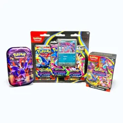Pokemon TCG Mega Evolution Phantasmal Flames Set: 11-Pack 3 Item Big Bundle! - Image 1