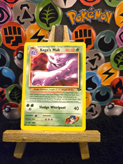 Pokemon TCG - VINTAGE 2000 - Koga's Muk - Gym Challenge - RARE - 26/132 (LP) - Image 1