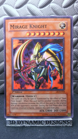 | Yugioh Mirage Knight DCR-018 1st Edition Super Rare Dark Crisis NM/LP ?? | - Image 1