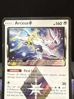 Pokemon Card Arceus Prism Star 96/131 Forbidden Light Ultra Rare Holo Near Mint - Image 2