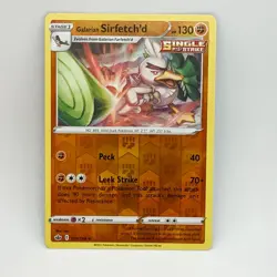 Galarian Sirfetch’d 079/198 - Reverse Holo - Chilling Reign - Pokemon Card - NM - Image 1