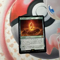 MTG Final Fantasy The Earth Crystal Legendary Artifact RARE REGULAR #0184 - Image 2