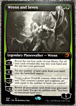 Wrenn and Seven 208 Innistrad: Double Feature Regular Mythical MTG - Image 1