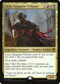 Licia, Sanguine Tribune Custom Commander Deck MTG Magic the Gathering - Image 1