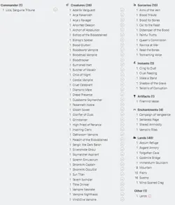 Licia, Sanguine Tribune Custom Commander Deck MTG Magic the Gathering - Image 2