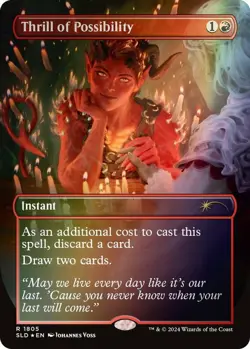 1x Thrill of Possibility - Foil NM-Mint, English Secret Lair MTG Magic - Image 1