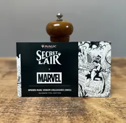 MTG Secret Lair x Marvel Spider-Man Venom Unleashed Inks Rainbow Foil Sealed 🛢 - Image 1
