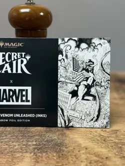 MTG Secret Lair x Marvel Spider-Man Venom Unleashed Inks Rainbow Foil Sealed 🛢 - Image 4