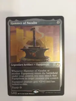 Hammer of Nazahn (Foil Etched) Commander Masters Foil - Image 1