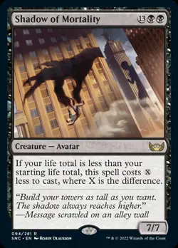 Shadow of Mortality [Streets of New Capenna] Magic MTG - Image 1