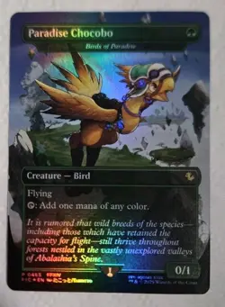 Paradise Chocobo - Birds of Paradise (Borderless) Commander: Final Fantasy Foil - Image 1
