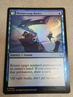 Boomerang Basics - #46 Foil - Avatar: The Last Airbender - Mtg - Image 1