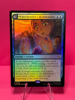 Waterbenders Restoration - #183 Foil Extended Art - Avatar - Mtg - Image 1