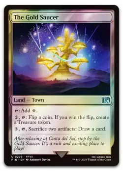 The Gold Saucer #279 (Foil) (NM) Final Fantasy FIN Magic MTG - Image 1