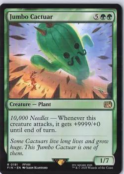 Jumbo Cactuar R FINAL FANTASY 191 NM - Image 1