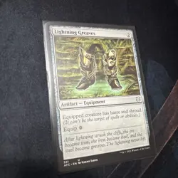 Mtg Lightning Greaves-Commander Adventures in the Forgotten Realms+Bonus Foils - Image 1