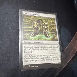 Mtg Lightning Greaves-Commander Adventures in the Forgotten Realms+Bonus Foils - Image 2
