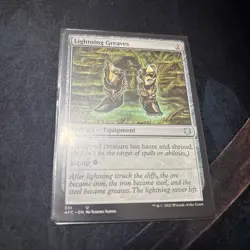 Mtg Lightning Greaves-Commander Adventures in the Forgotten Realms+Bonus Foils - Image 3