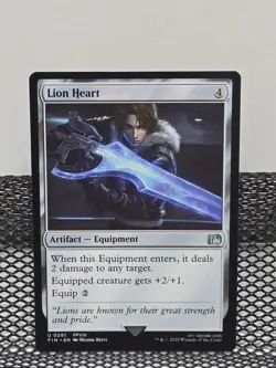 MTG, Lion Heart, U, Final Fantasy, FIN, NM/MINT, 0261 - Image 1