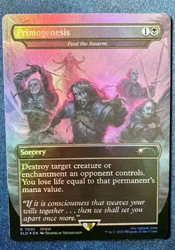 Primogenesis FOIL MTG Final Fantasy Secret Lair Game Over IN HAND - Image 1