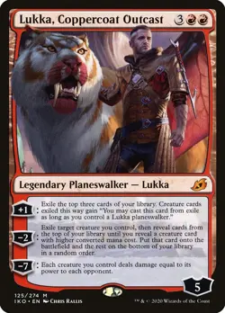 Lukka, Coppercoat Outcast [Ikoria: Lair of Behemoths] Magic MTG - Image 1