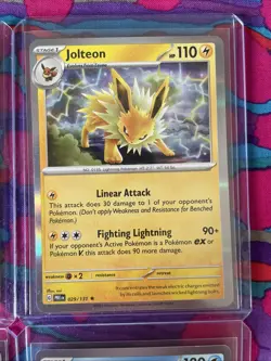 Pokemon Eevee Reverse Holo Jolteon Flareon Vaporeon Holo Prismatic Evolutions - Image 3