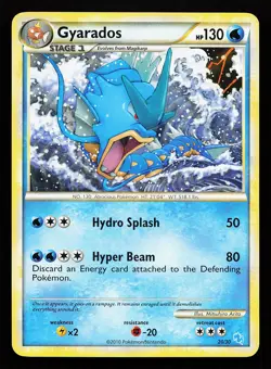 Gyarados 20/30 Non-Holo Common HGSS Trainer Kit Pokemon Card - Image 1