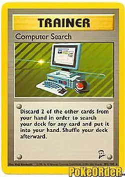 Pokemon BASE SET 2 Card 101/130 Trainer Computer Search - Image 1
