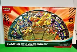 Pokemon TCG Blaziken ex & Volcanion ex Premium Collection SEALED - Exclusive! - Image 1