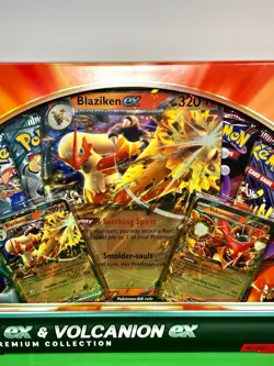 Pokemon TCG Blaziken ex & Volcanion ex Premium Collection SEALED - Exclusive! - Image 3