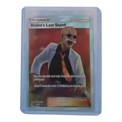 POKEMON FULL ART RARE BLAINES LAST STAND 69/70 NM/MINT! - Image 2