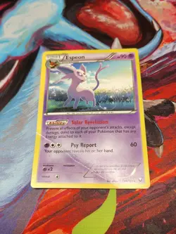 Espeon 48/108 Rare Dark Explorers Pokemon Card HP CREASE - Image 1