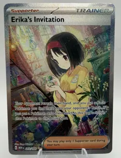 Pokemon TCG Erika's Invitation SV 151 203/165 Special Illustration Rare NM Card - Image 1