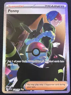 Penny 239/091 Special Illustration Rare Paldean Fates Pokemon NM - Image 1