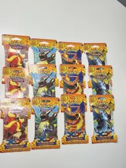 🔥 Flashfire blister packs 1/3 Booster Box! 12 Packs factory sealed 2014 Pokemon - Image 2