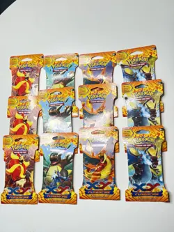 🔥 Flashfire blister packs 1/3 Booster Box! 12 Packs factory sealed 2014 Pokemon - Image 3