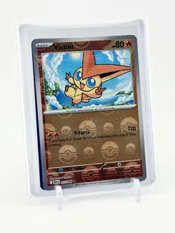 Victini SVP 208 Black White S&V Black Star Promo Pokemon Card & Victini 012/086 - Image 2