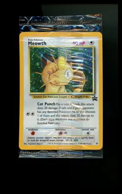 Meowth 10 Gameboy GB 2000 WOTC SEALED Promo Pokemon Card TCG - Image 1