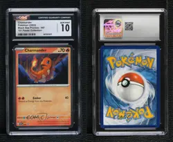 Charmander (151 Poster Collection) Pokemon Scarlet & Violet Black Star Promo - Image 3