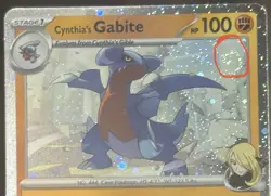 Cynthia’s Gabite 103/182 Destined Rivals Cosmos Holo With Swirl Pokemon TCG NM - Image 1