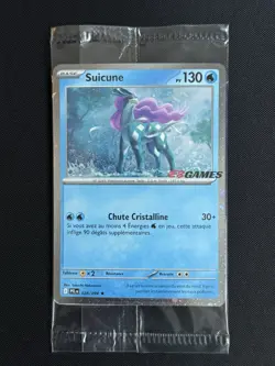 Pokemon TCG - Suicune 026/094 - EB Games Stamped Promo SEALED - NM/M - French FR - Image 1