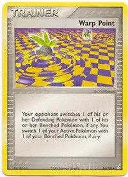 Pokemon EX Crystal Guardians 84/100 Warp Point Card - Image 1