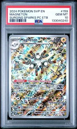 Magneton - 159 (Pokemon Center Exclusive) 159 Sv: Scarlet & Violet Promo PSA 10 - Image 1