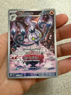 Pokemon TCG - Chandelure - 103/086 - Illustration Rare - SV: White Flare NM - Image 2