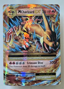 MEGA M CHARIZARD EX 2016 Pokemon XY Evolutions Ultra Rare #13/108 Fast Ship - Image 1