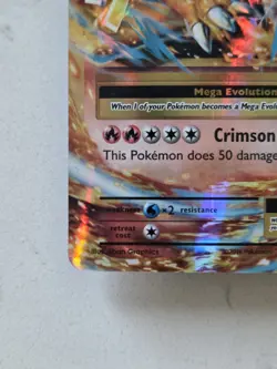 MEGA M CHARIZARD EX 2016 Pokemon XY Evolutions Ultra Rare #13/108 Fast Ship - Image 2