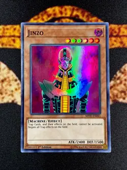 ?? YUGIOH • JINZO • SUPER RARE • MYFI-EN041 • 1st EDITION • VLP ?? - Image 1