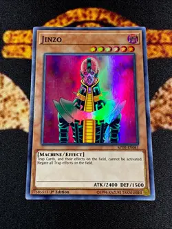 ?? YUGIOH • JINZO • SUPER RARE • MYFI-EN041 • 1st EDITION • VLP ?? - Image 2